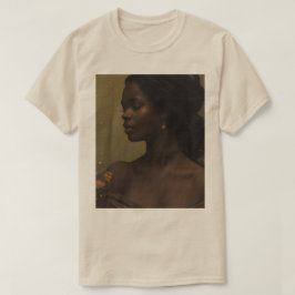 Zachte Vrouwelijke Bruin T-shirt