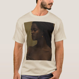 Zachte Vrouwelijke Bruin T-shirt