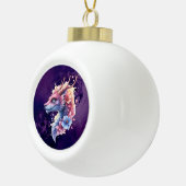 Zachte Wachter Draak. Keramische Bal Ornament (Rechts)