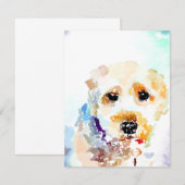 Zachte Wapenwervel Notitiekaartje (Voorkant / Achterkant)