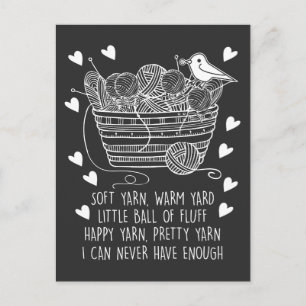 Zachte Warm-kantelbreimachine Briefkaart