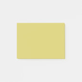 Zachte Warme Gele Minimalist Post-it® Notes (Voorkant)