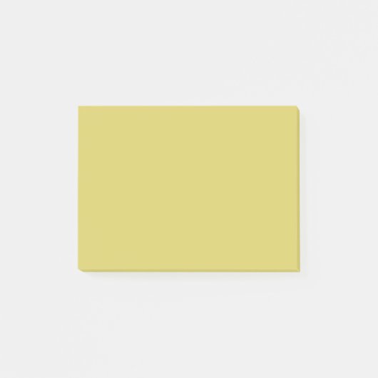 Zachte Warme Gele Minimalist Post-it® Notes (Voorkant)