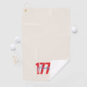 Zachte Warme Zand Amerika 250e 4e Juli Cadeau Golfhanddoek (Insitu)