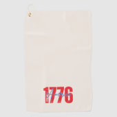 Zachte Warme Zand Amerika 250e 4e Juli Cadeau Golfhanddoek (Voorkant)