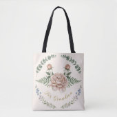 Zachte Waterkleur Weide Bloem Eco Tote Bag (Voorkant)