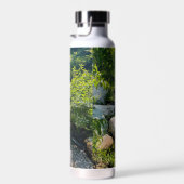 Zachte waterval Scène Kalm Natuurlijke bos Schoonh Waterfles (Rechts)