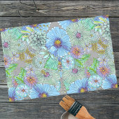 Zachte Waterverf Bloemen en bladeren Decoupage Tissuepapier