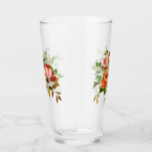 Zachte waterverf bloemen glas (Rechts)