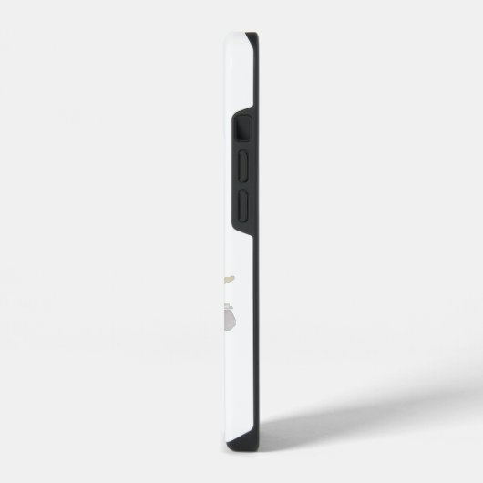 Zachte Waterverf Bloemen iPhone Case iPhone Hoesje (Linkerkant)