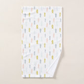 Zachte Waterverf Chevron Patroon Bad Handdoek (Handdoek)