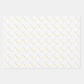 Zachte Waterverf Chevron Patroon Inpakpapier Vel (Voorkant)