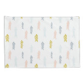 Zachte Waterverf Chevron Patroon Kussensloop (Achterkant-Rechts)