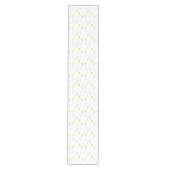 Zachte Waterverf Chevron Patroon Medium Tafelloper (Voorkant)