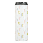 Zachte Waterverf Chevron Patroon Thermosbeker (Achterkant)