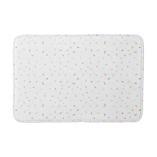 Zachte Waterverf Confetti Pattern Badmat (Voorkant)
