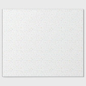 Zachte Waterverf Confetti Pattern Cadeaupapier (Vlak)