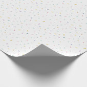 Zachte Waterverf Confetti Pattern Cadeaupapier (Hoek)