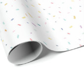 Zachte Waterverf Confetti Pattern Cadeaupapier (Rol Hoek)