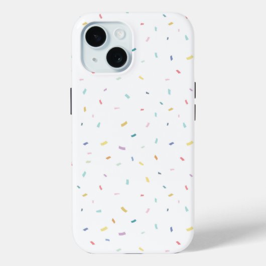 Zachte Waterverf Confetti Pattern Case-Mate iPhone Case (Achterkant)
