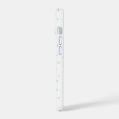 Zachte Waterverf Confetti Pattern iPhone 15 Case (Linkerkant)