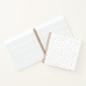Zachte Waterverf Confetti Pattern Notitieboek (Binnen)