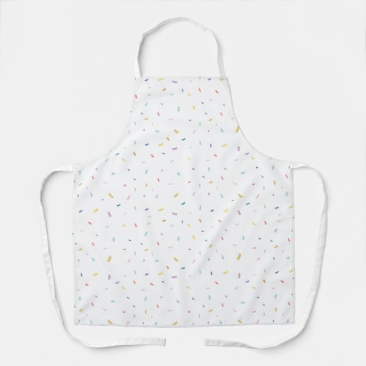 Zachte Waterverf Confetti Pattern Schort (Voorkant)