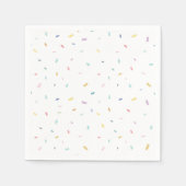 Zachte Waterverf Confetti Pattern Servet (Voorkant)