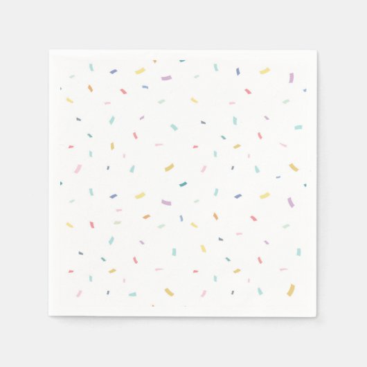 Zachte Waterverf Confetti Pattern Servet (Voorkant)