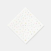 Zachte Waterverf Confetti Pattern Servet (Hoek)