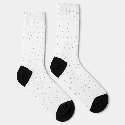 Zachte Waterverf Confetti Pattern Sokken (Rechts)