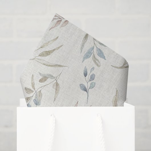Zachte Waterverf Eucalyptus Tissuepapier (Cadeauzakje)