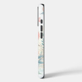 Zachte Waterverf Hart Liefde Bloemen Vogels Case-Mate iPhone Case (Achterkant / Links)
