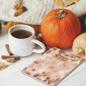 Zachte waterverf herfst Thanksgiving Notitieblok