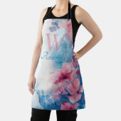 Zachte Waterverf in roze en blauw Schort (Insitu)