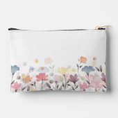 Zachte  Waterverf kunstbloemen gepersonaliseerd Etui (Achterkant)