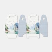 Zachte Waterverf Kust Thailand Zeegezicht Bruiloft Bedankdoosjes (Uitgevouwen)