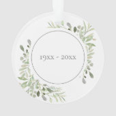 Zachte Waterverf met 25e Jubileum Ornament (achterkant)