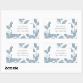 Zachte Waterverf met leisteen laat etiketten achte (Vel)