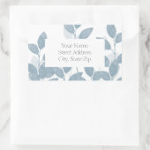 Zachte Waterverf met leisteen laat etiketten achte (Tas)