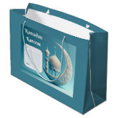 Zachte Waterverf Moskee Ramadan Sereniteit Groot Cadeauzakje (Achterkant Gekanteld)