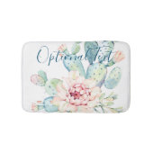 Zachte Waterverf pasta-bloeiende cactus Badmat (Voorkant)