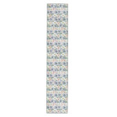 Zachte waterverf pastel bloem medium tafelloper (Voorkant)
