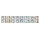 Zachte waterverf pastel bloem medium tafelloper (Horizontaal)