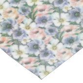 Zachte waterverf pastel bloem tafelkleed (Gekanteld)