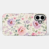 Zachte Waterverf Pioen Bloemen Case-Mate iPhone Case (Achterkant (horizontaal))