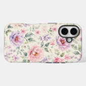 Zachte Waterverf Pioen Bloemen Case-Mate iPhone Case (Achterkant (horizontaal))