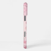 'Zachte Waterverf Roze Bloem' iPhone 16 Pro Max Hoesje (Rechterkant)
