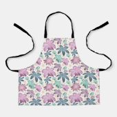 Zachte Waterverf Roze Bloemmotief | Behang Schort (Voorkant)