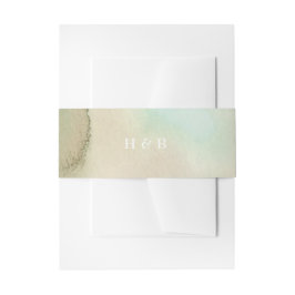 Zachte Waterverf Uitnodigingen Wikkel